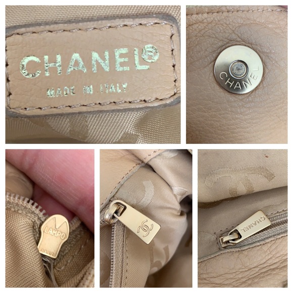 Auth CHANEL Lambskin Caviar Matte Leather Tote - Picture 4 of 8